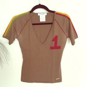 HP🎉 Christian Dior cashmere blend knitted v neck